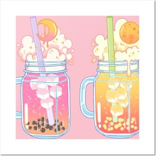 Boba drink Posters and Art